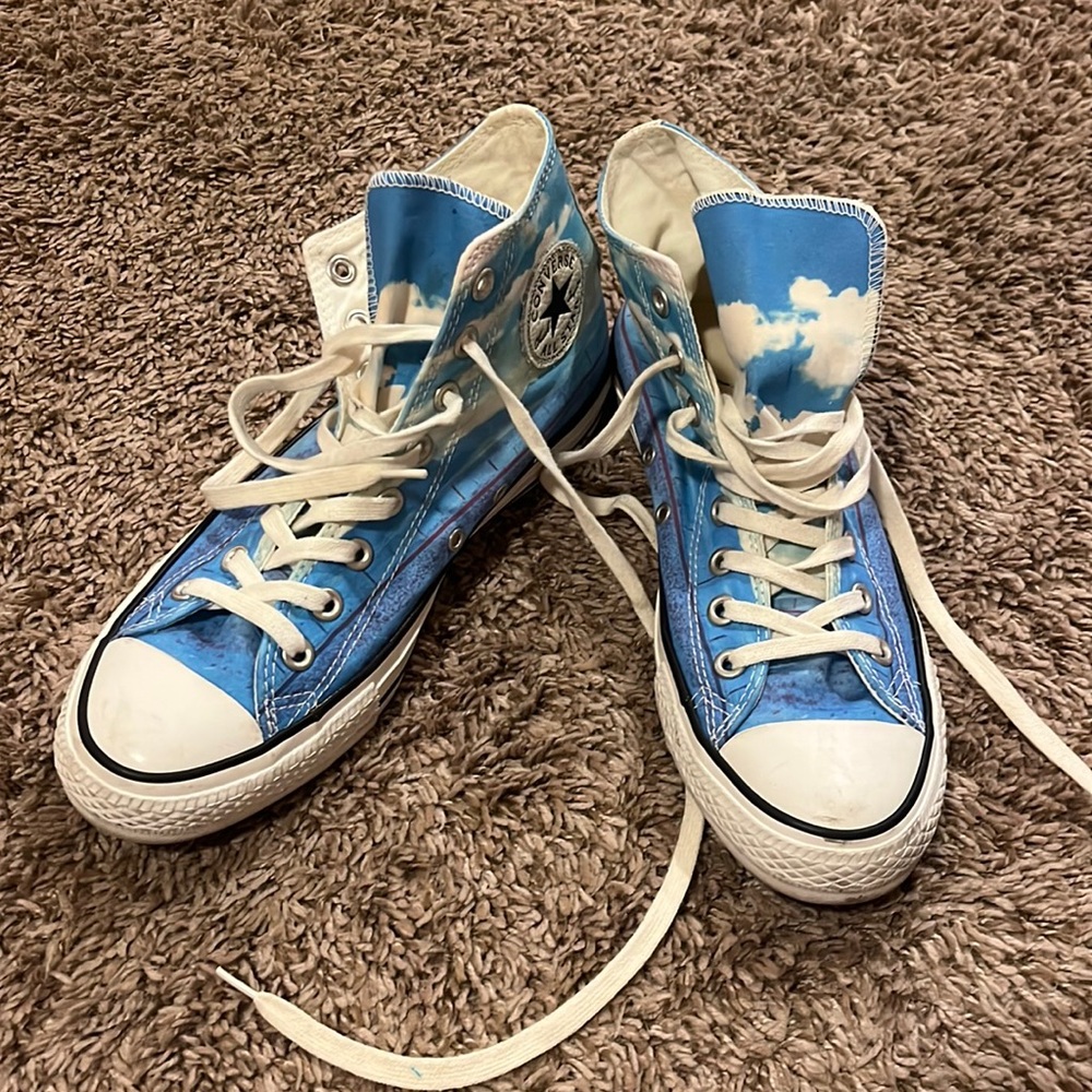 Blue converse